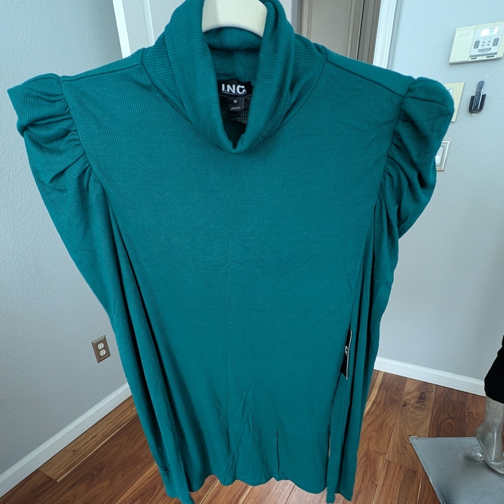 International Concepts Inc Casual Knit III Ribbed Turtleneck Large Nwt ❤️ - Picture 3 of 5